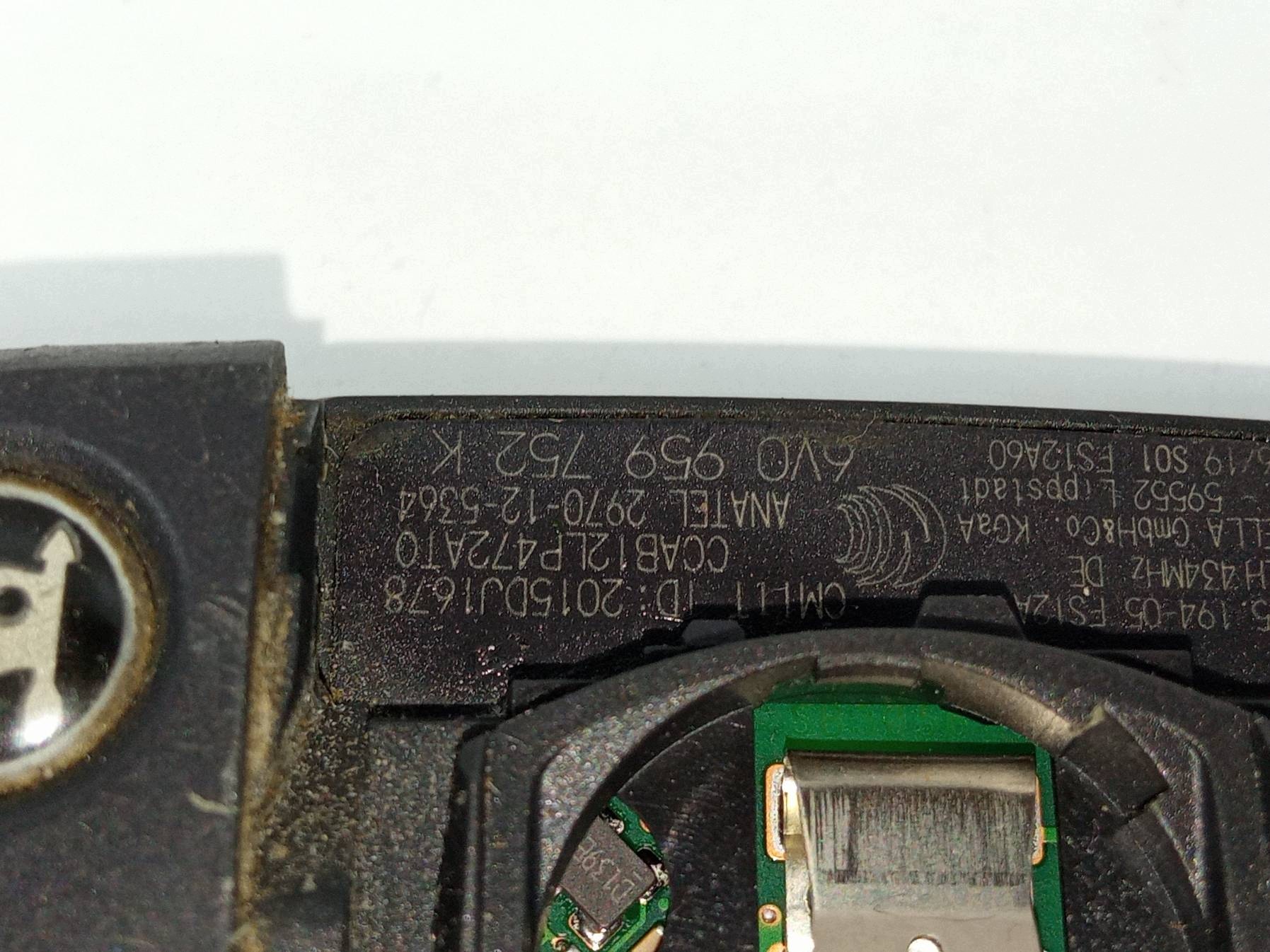 key PILOT 6V0959752K Skoda Fabia III (2014- )