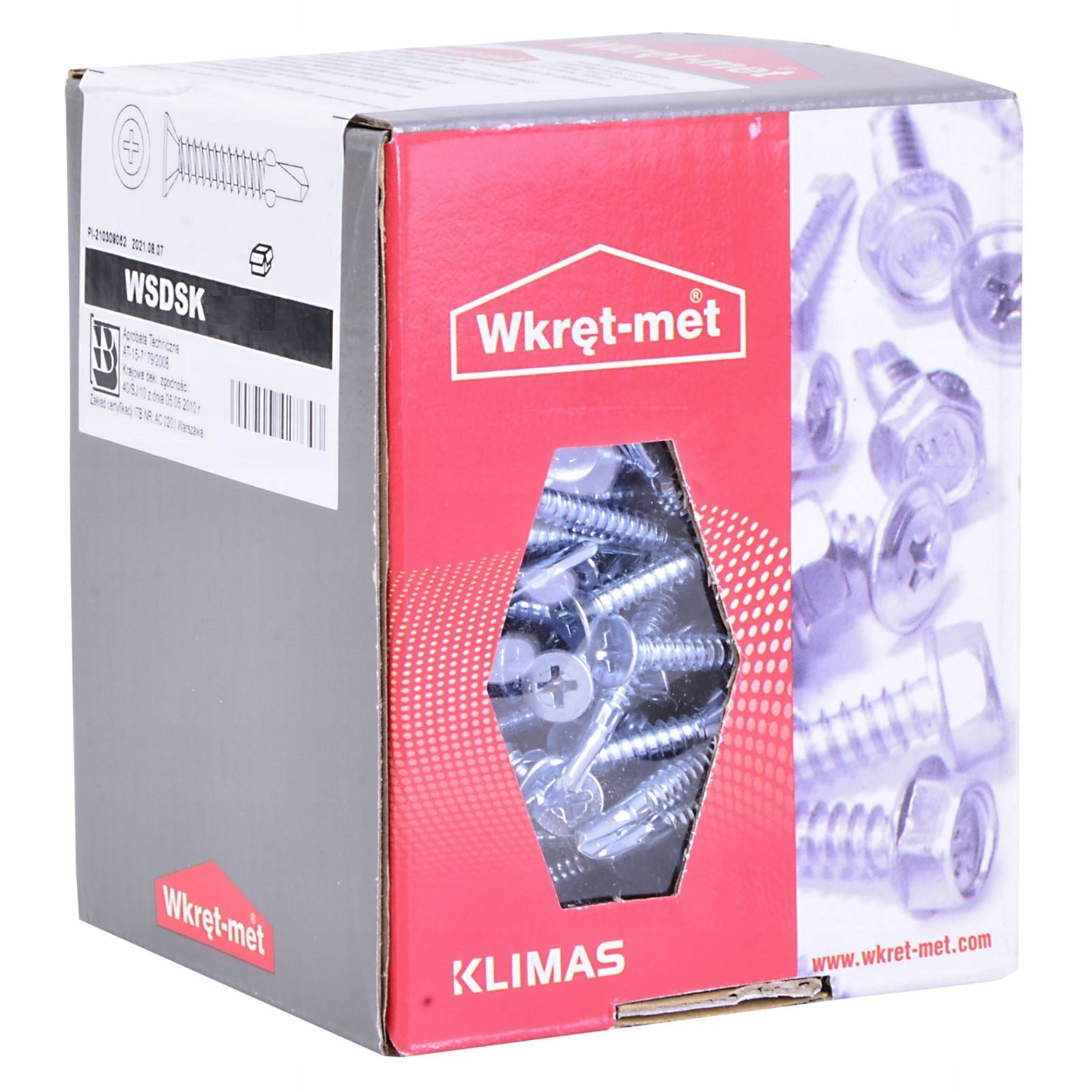 WKRĘTY SAMOWIERCĄCE DREWNO-STAL WSDSK 4,8X45MM 250 Stan opakowania oryginalne