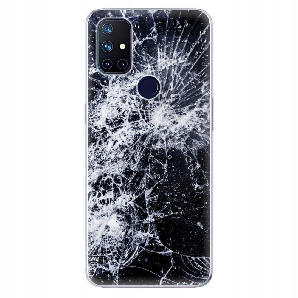 Silikonowe etui iSaprio Cracked do OnePlus Nord N10 5G