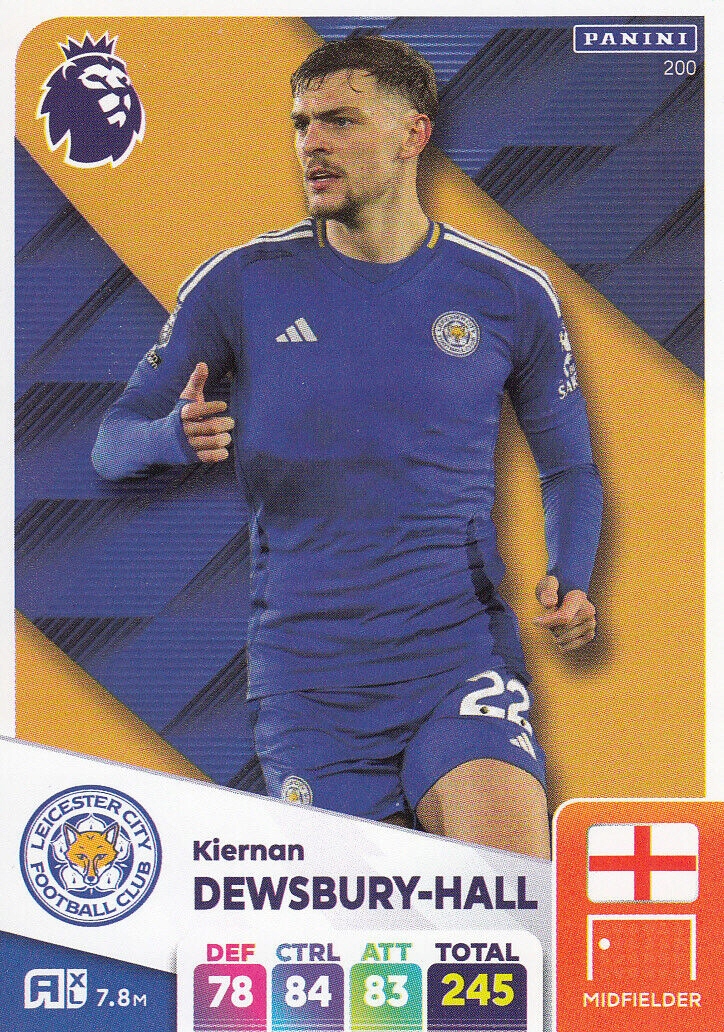 Premier League 2025 Base Card Kiernan Dewsbury-Hall 200