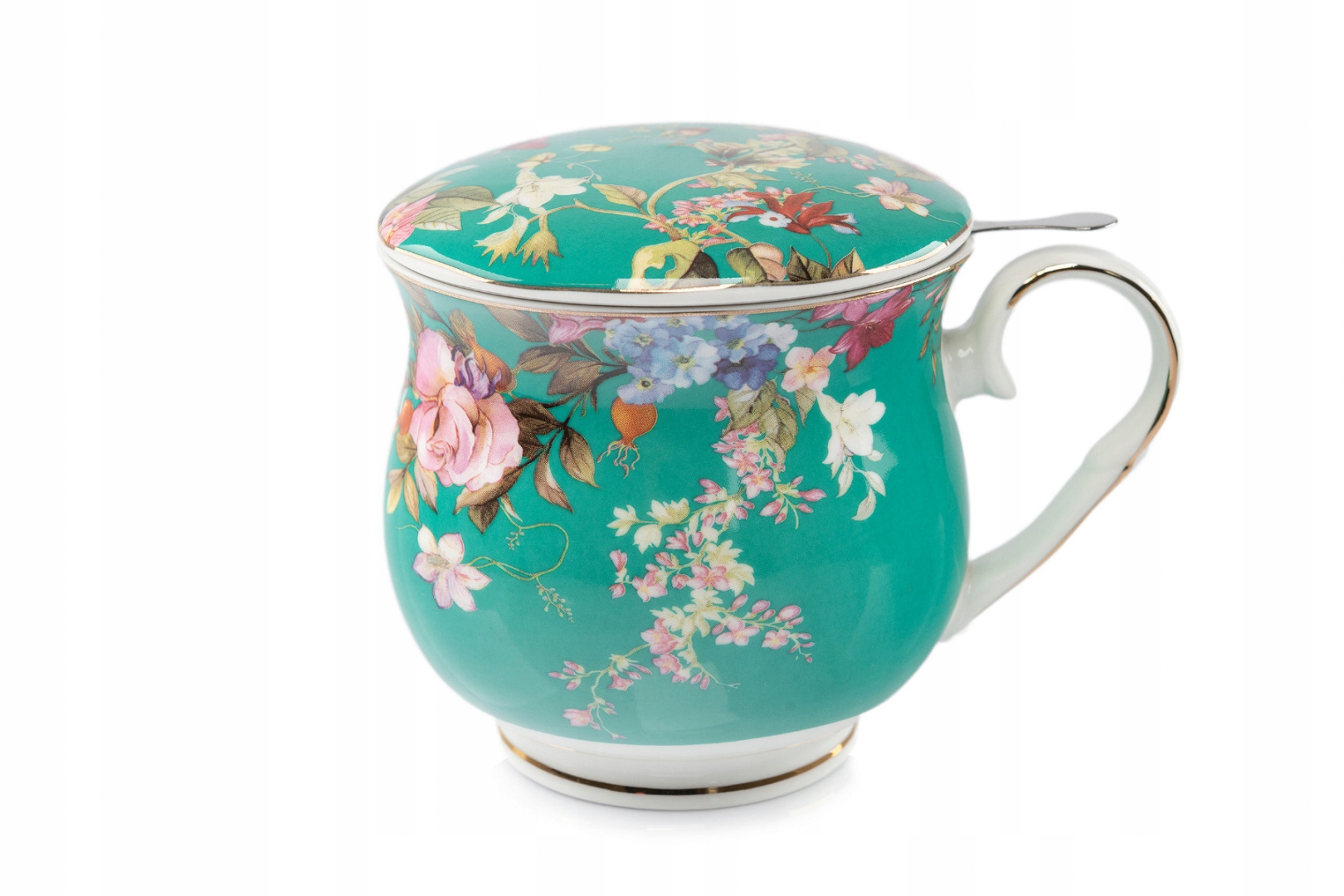 

Zestaw kubek z zaparzaczem do herbaty porcelanowy