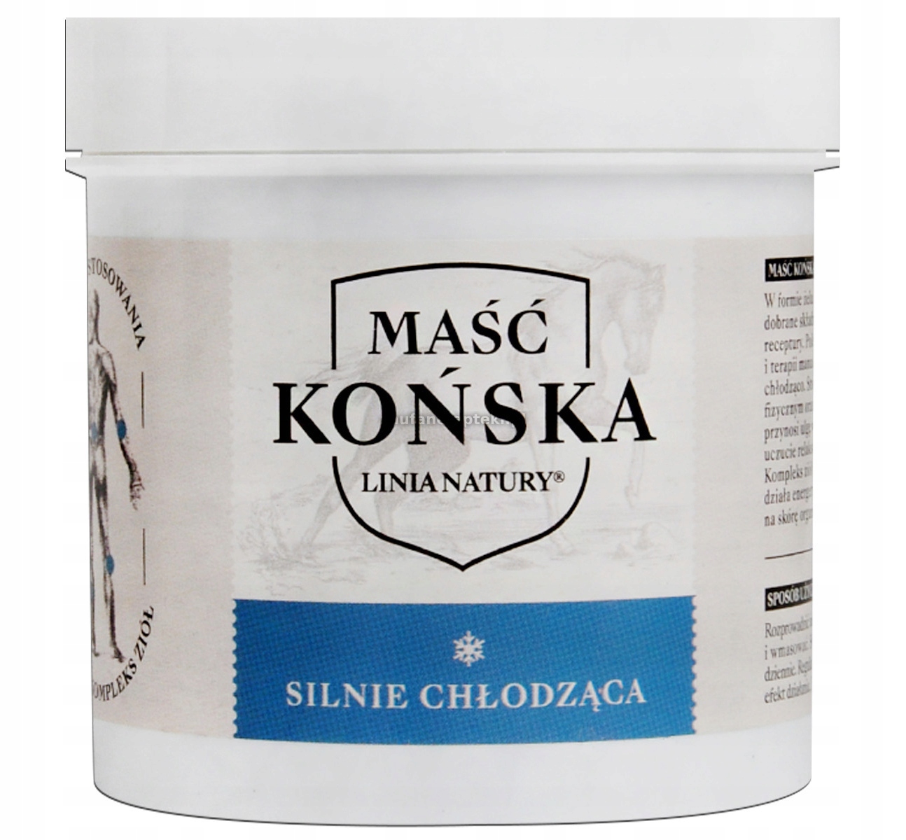 Linia Natury Maść Końska chłodząca 250 ml.