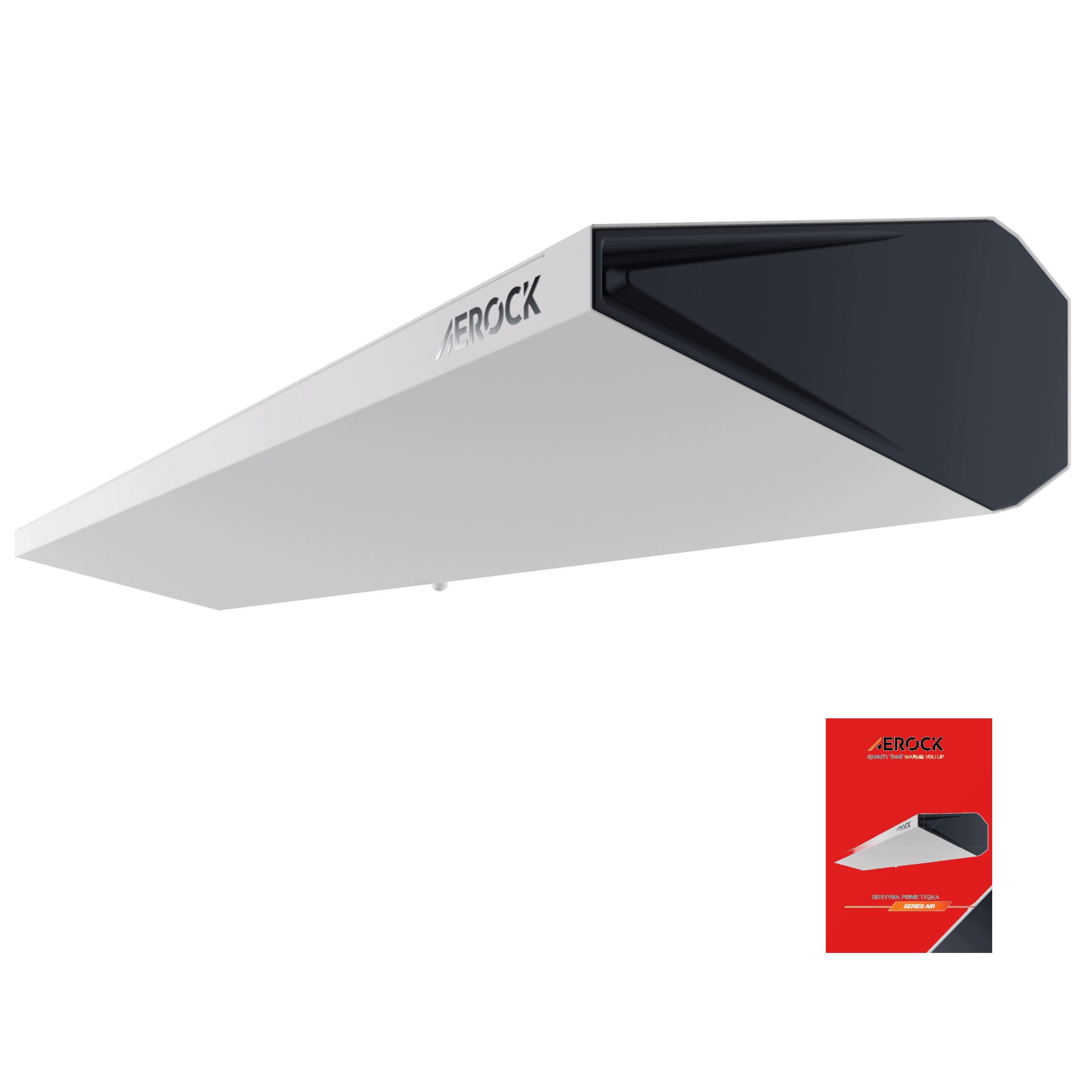 Elektrická Dveřní Vzduchová Clona 100 CM Slim, Výkonná, 5000 W, Aerock