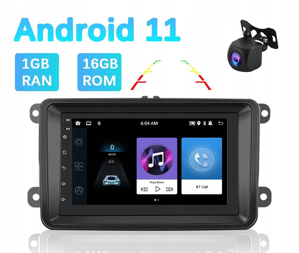 Радіо 2 Din ANDROID VW PASSAT Skoda Octavia Golf