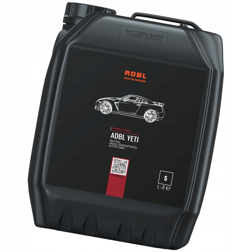 Adbl Yeti Chemical Berry 5L Piana Aktywna Do Mycia Wstępnego Neutralne pH