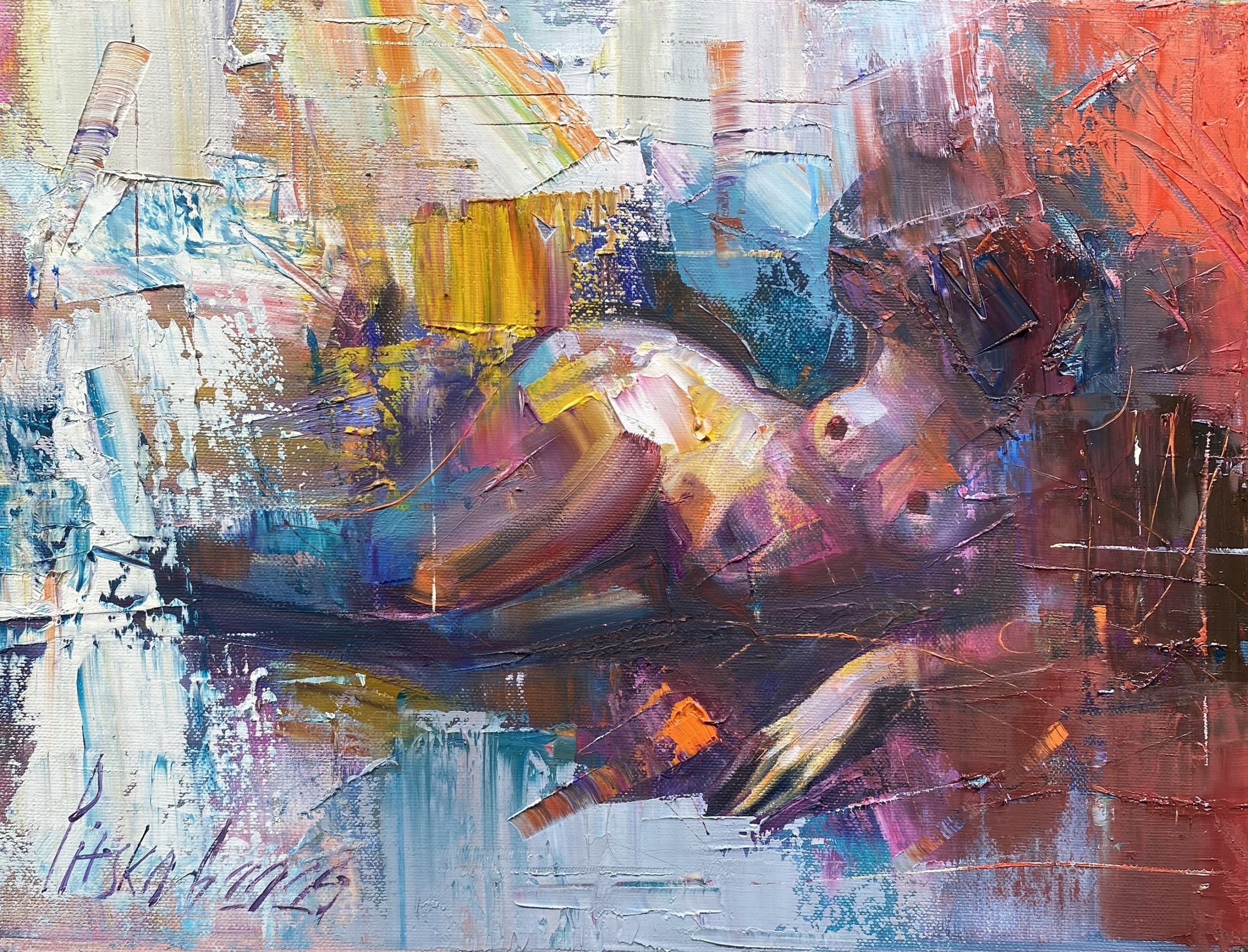 Pitsko Giennadij Hidden Passion Obraz olejny Nowy