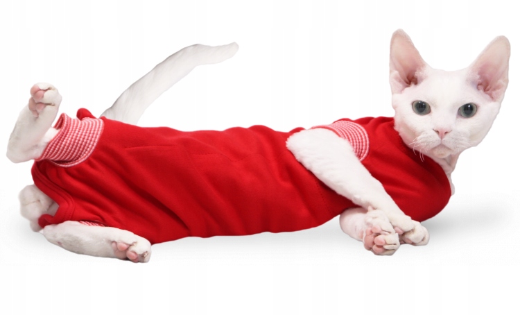 Zdjęcia - Ubrania dla psów Grande Finale Koszulka pooperacyjna czerwona XXXL 