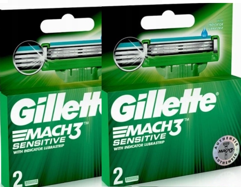 

Gillette MACH3 Sensitive Oryginał 4szt.
