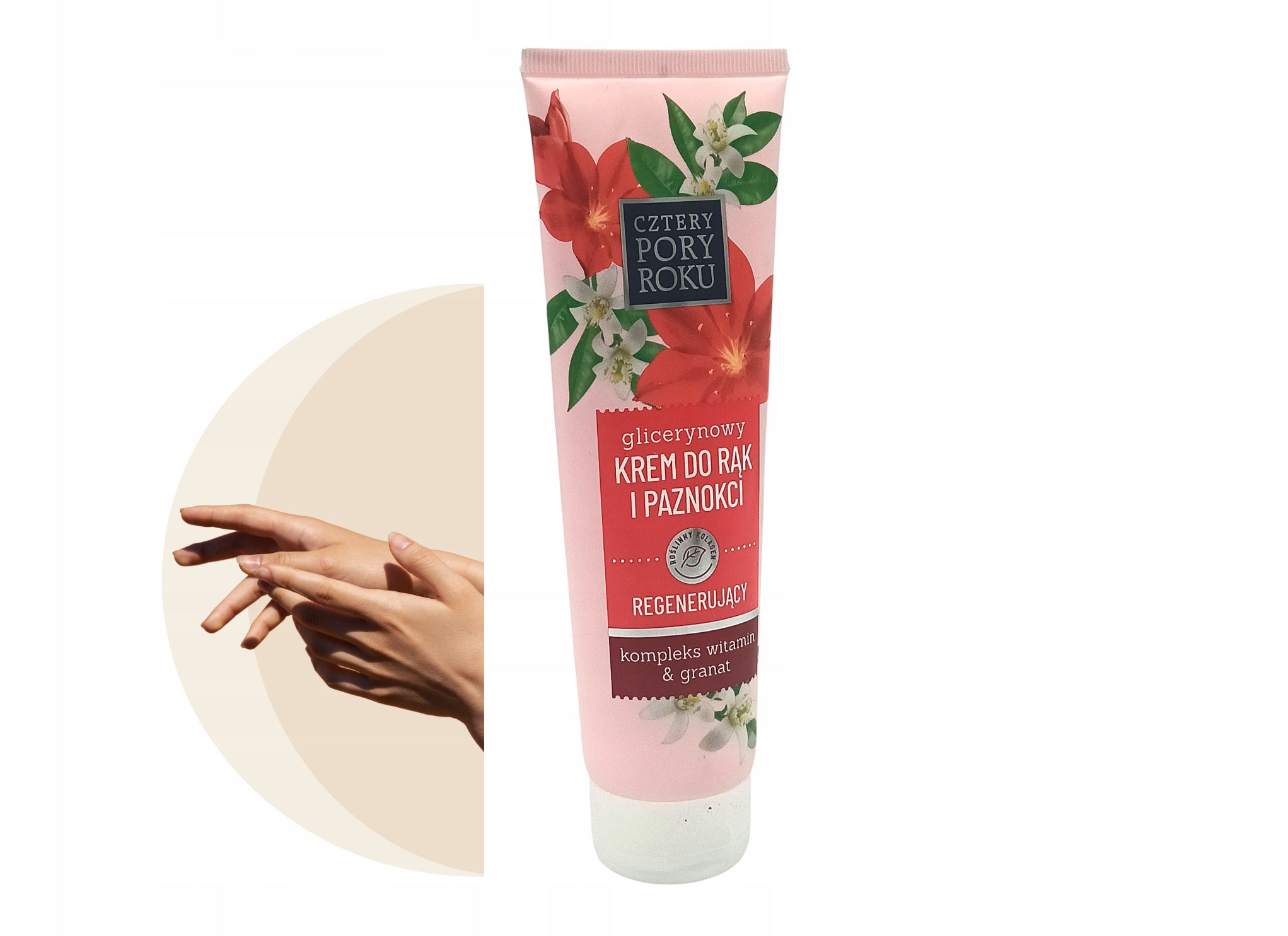 Krem do Rąk Cztery Pory Roku z Witaminami A E F, regenerujący, 130 ml