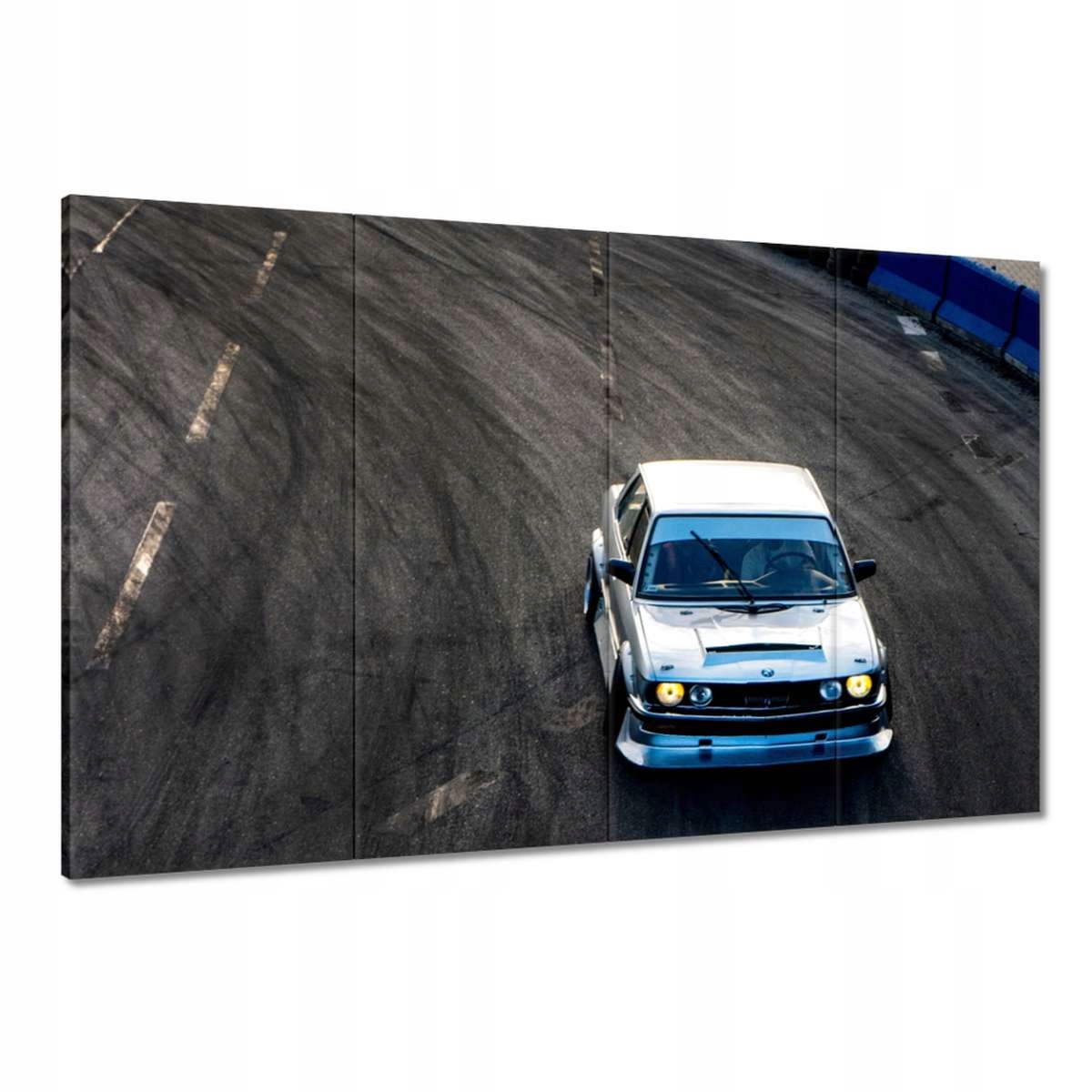 Obrazy 120x80 Bílé sportovní auto