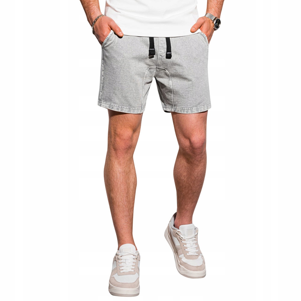 

Krótkie spodenki męskie dresowe W293 j. szare XL