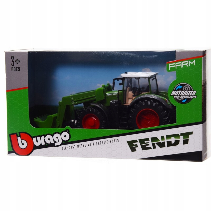 

Bburago Traktor Fendt Ładowacz Łyżka Model 1:43