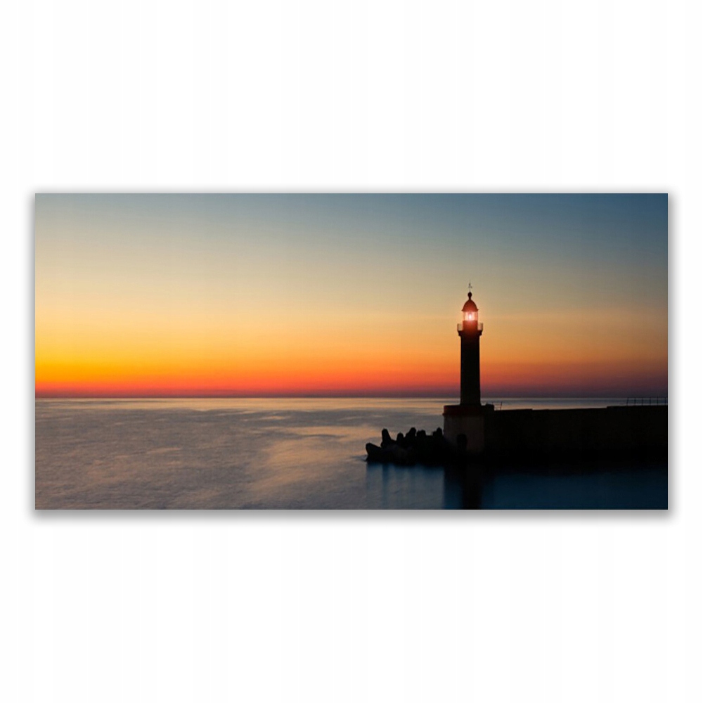 

Fotoobraz akryl 120x60 Latarnia Morska Krajobraz