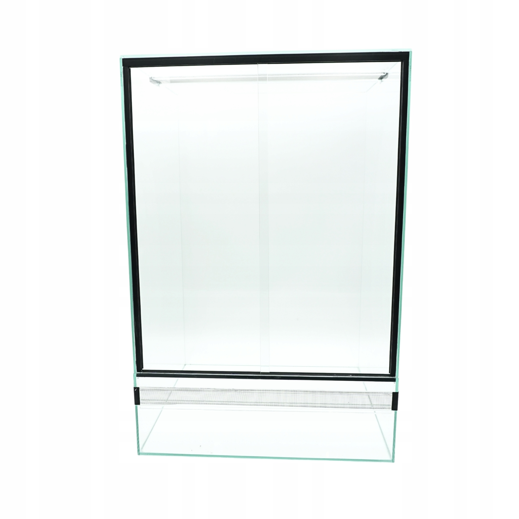 Terrarium 50x50x80cm dla gekona, węża nadrzewnego szklane, pionowe