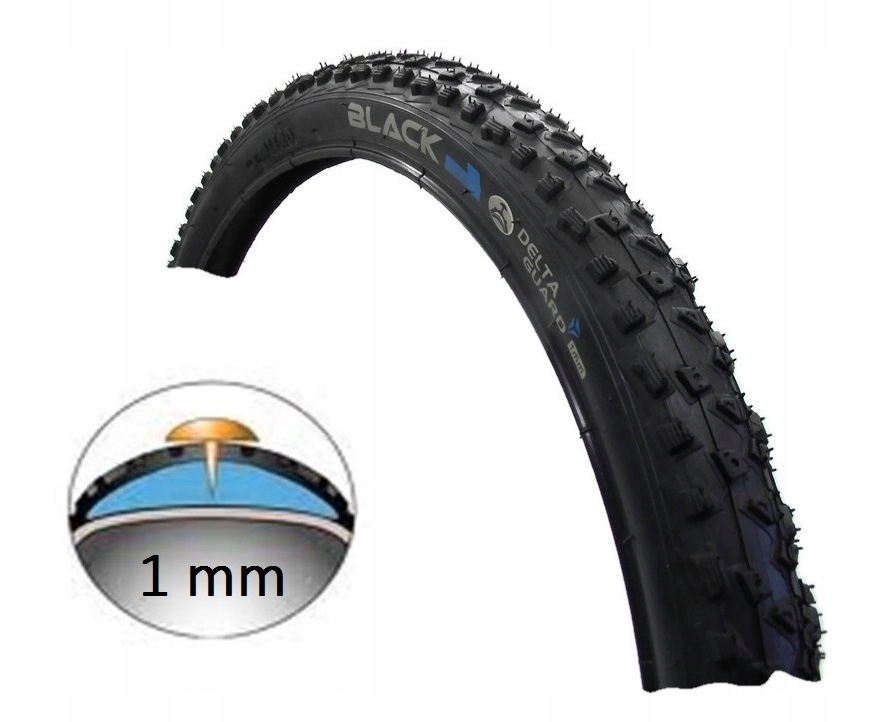 Opona Black1 Stud 26x1.95 52-559 PP-1mm O173