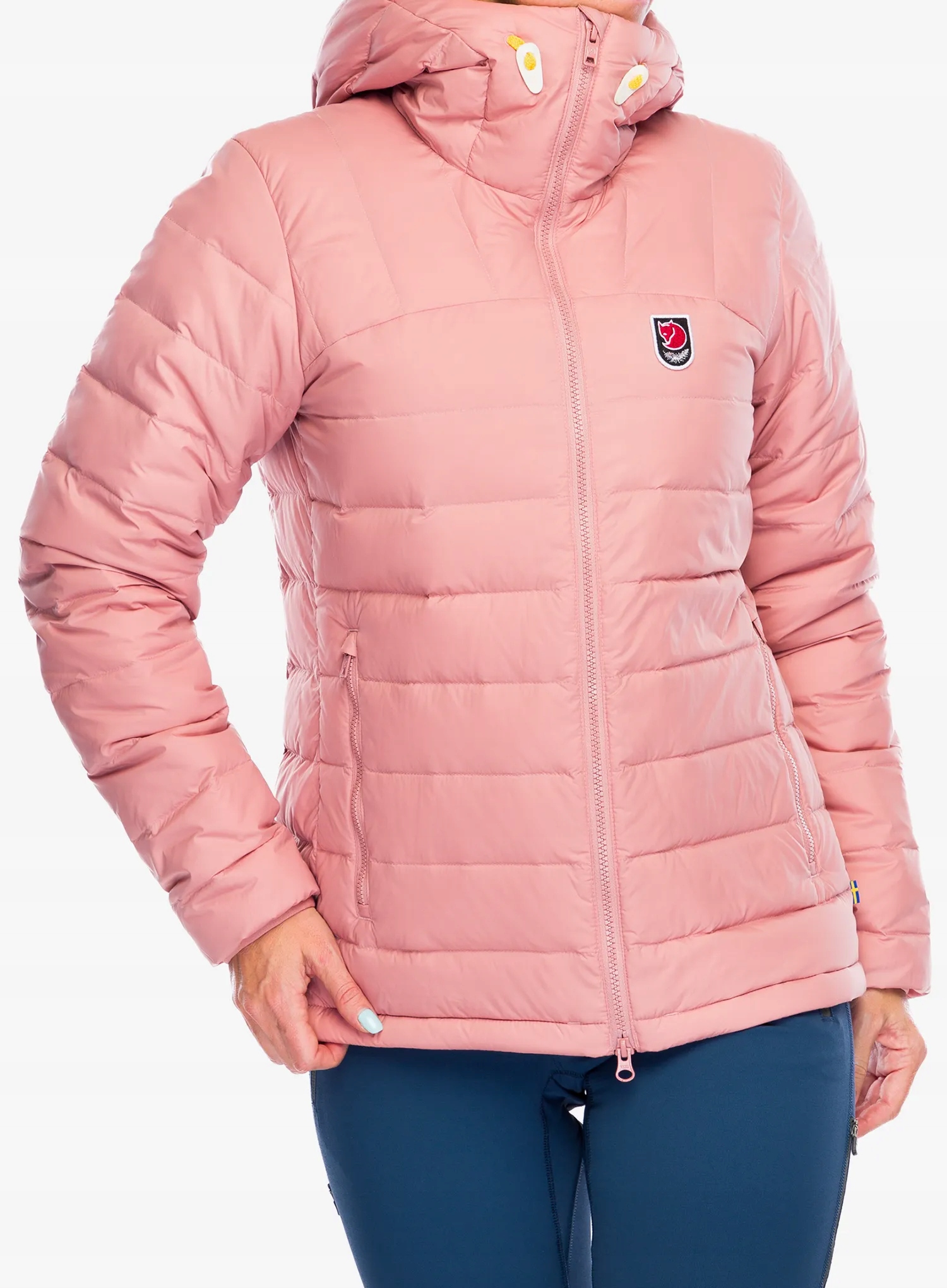 Dámská péřová bunda Fjallraven Expedition Pack Down Hoodie dusty rose S