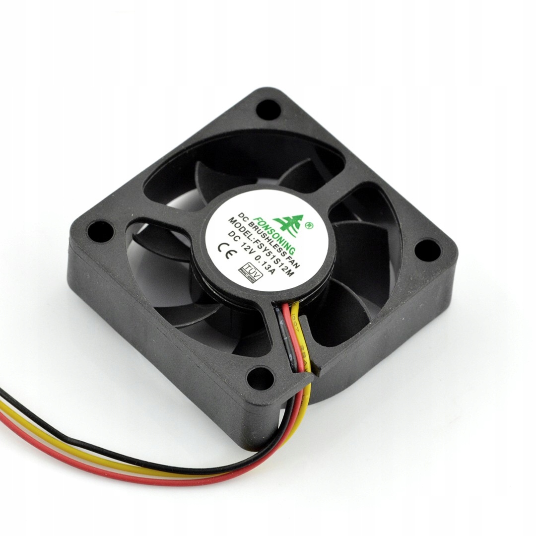 

Wentylator 12V 50x50x15mm 3 przewody