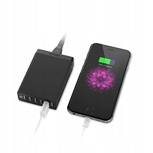Anker Zasilacz Ładowarka Adapter 6-PORTÓW 60W USBC — miniatura 3