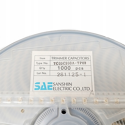 [50szt] TC03C200A-TP02 Trimmer 4 - 20 pF 500ppm