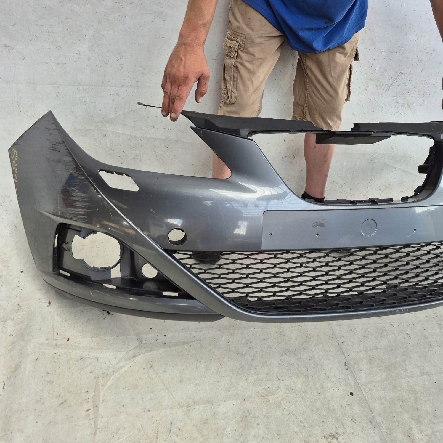 SEAT IBIZA IV 4 08-12 bumper front front washer
