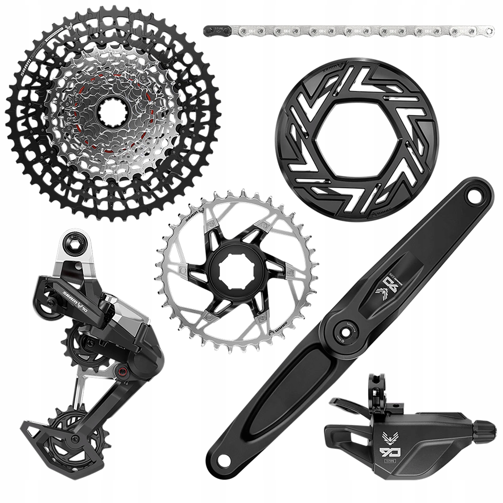 Sram Skupina řazení Sada Eagle 90 T- type Isis Sram/ brose A1 Isis, sra