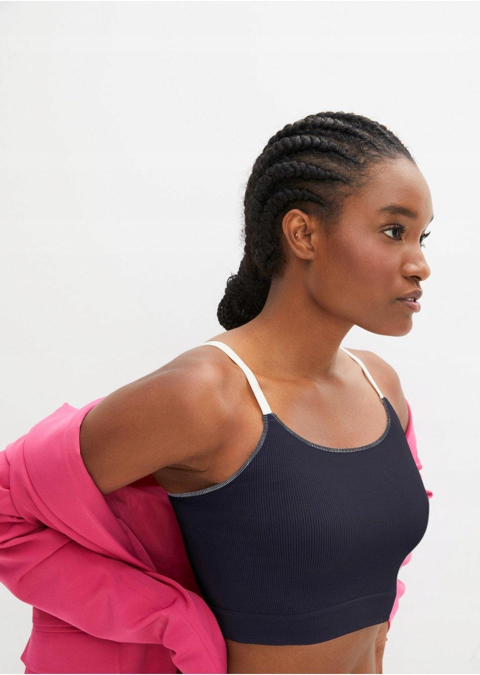 FEEL COMFORT CZARNY L 2G1C06 BONPRIX TOP BEZSZWOWY