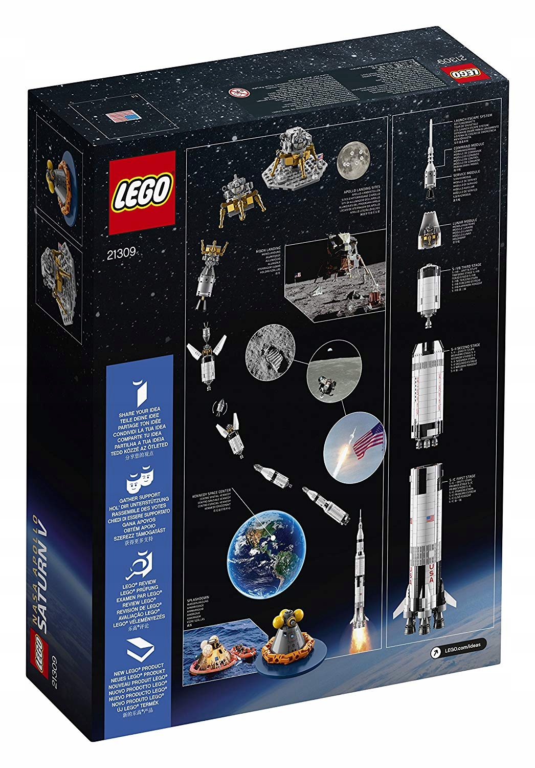 LEGO IDEAS 21309 Rakieta NASA Apollo Saturn V Numer produktu 21309