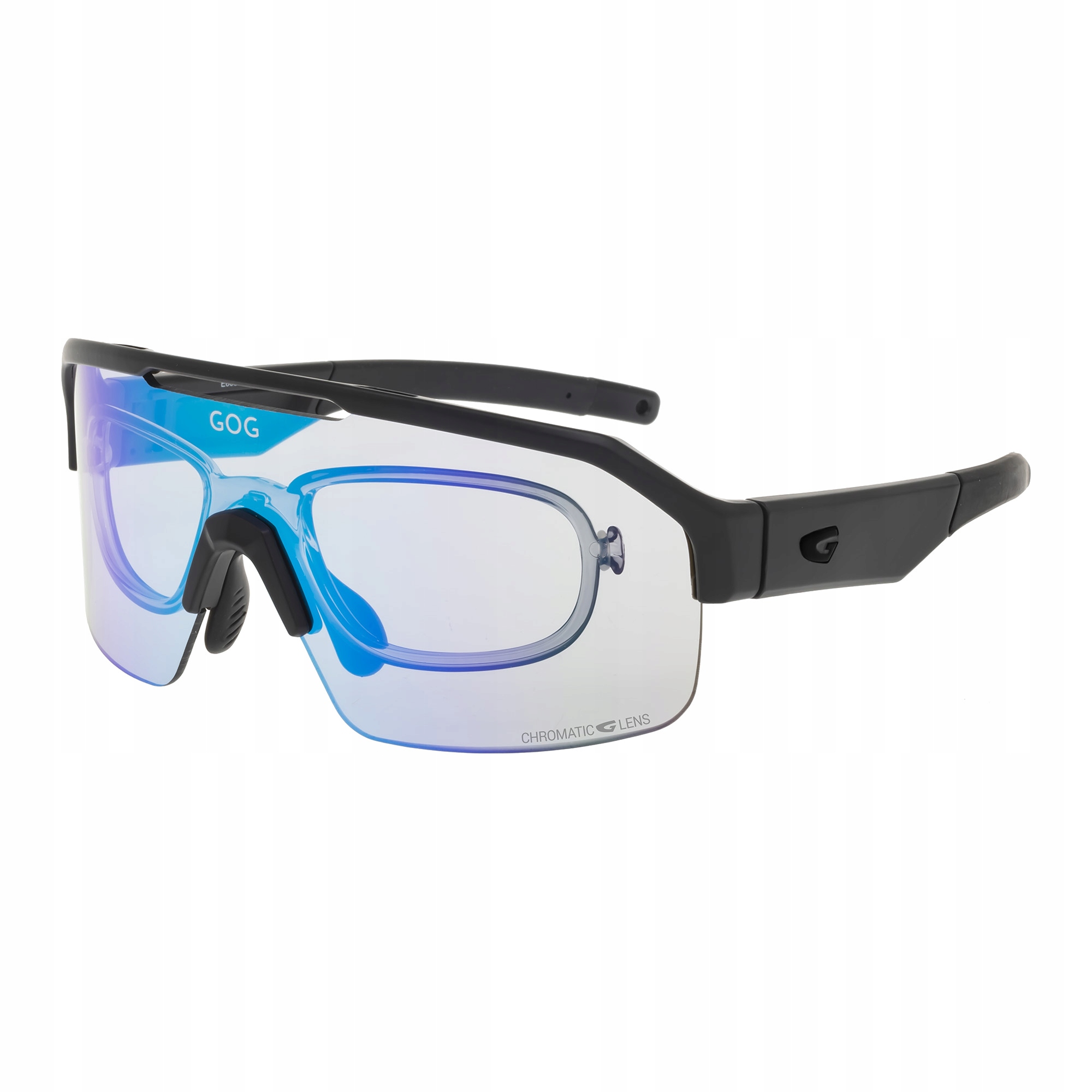 Okulary rowerowe Gog Thor C matt black blue Os