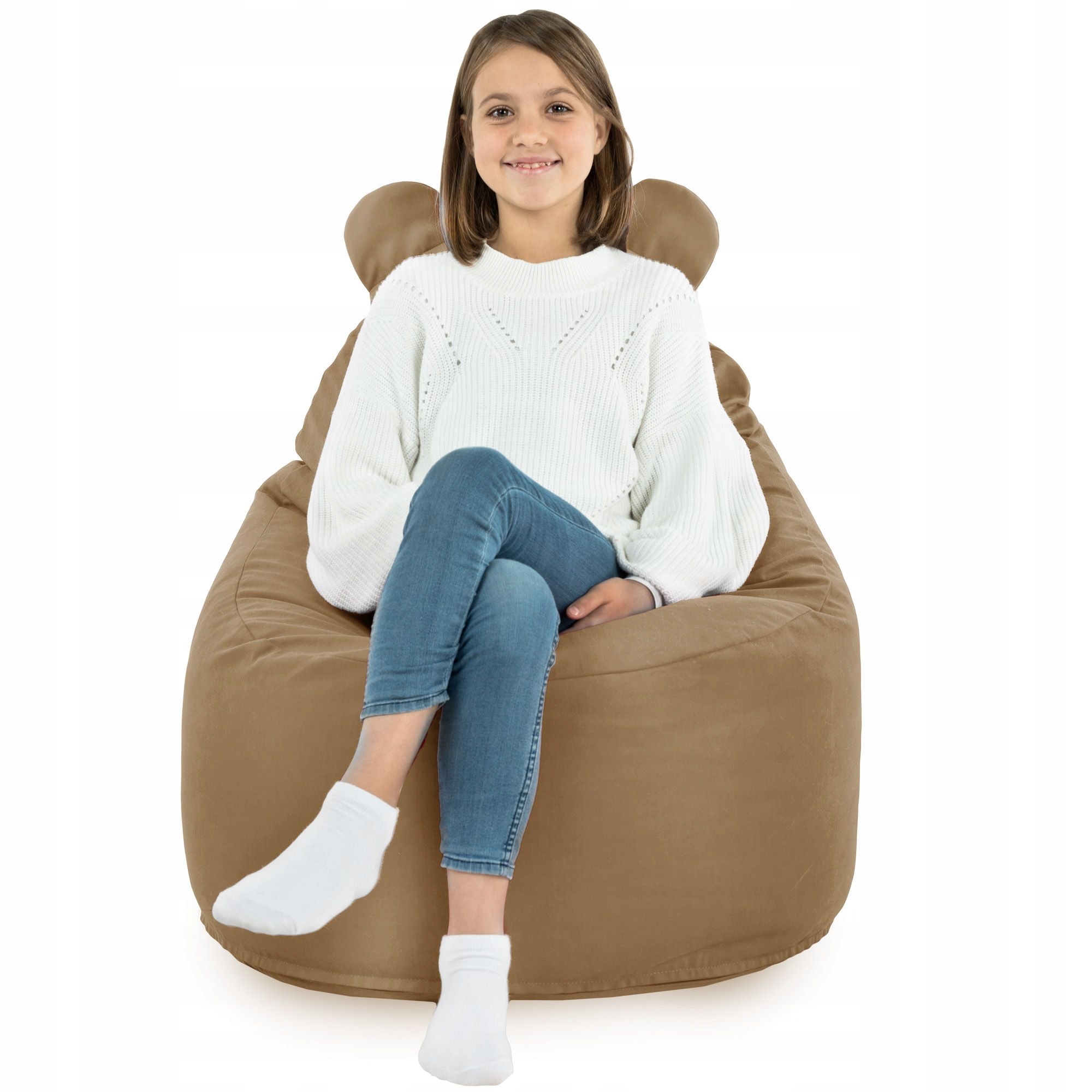 BEŻOWY FOTEL PUFA DLA DZIECI TEDDY Marka Italpouf