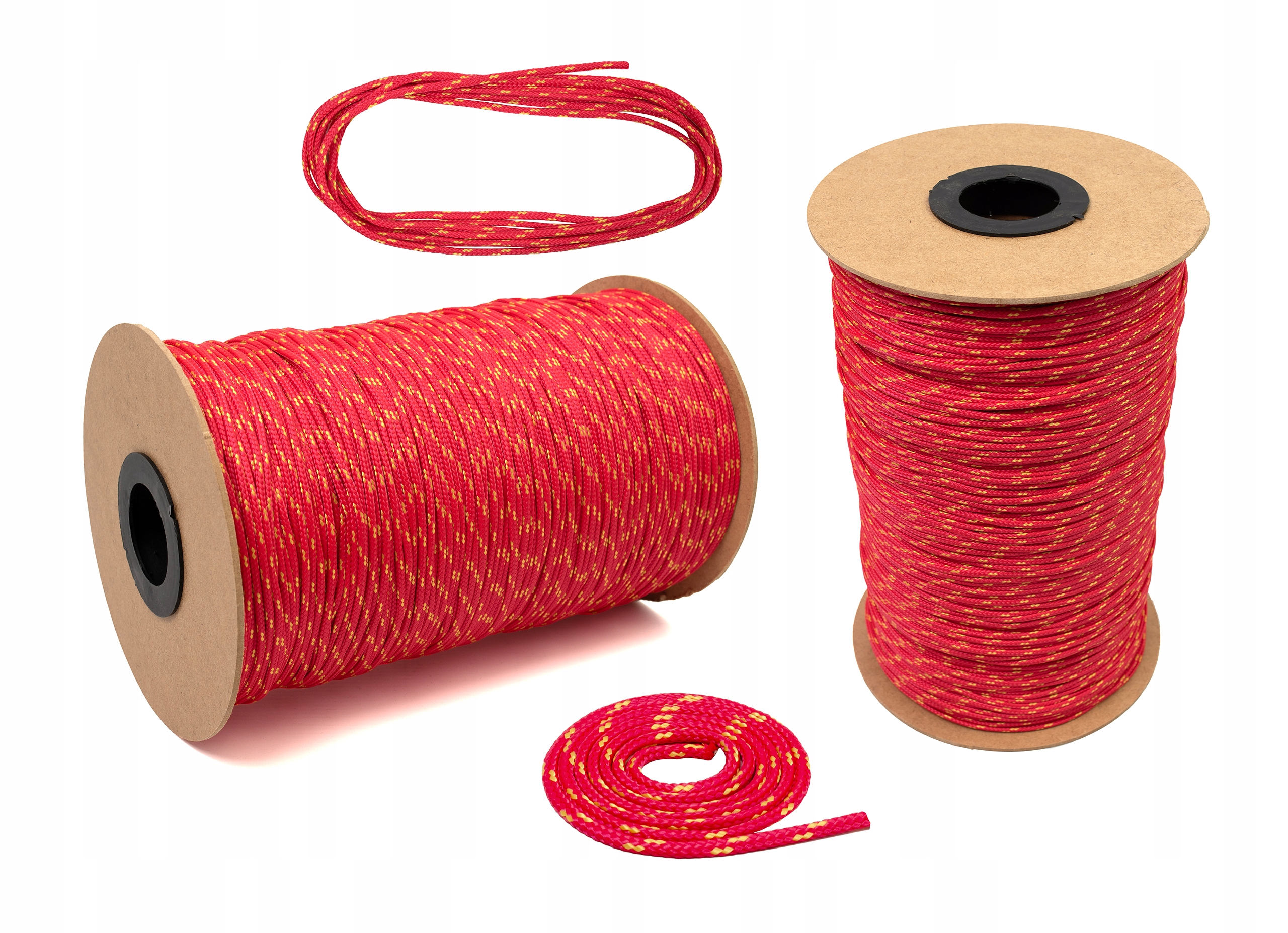 LINKA POLIPROPYLENOWA LINA PLECIONA MOCNA 4mm 50M