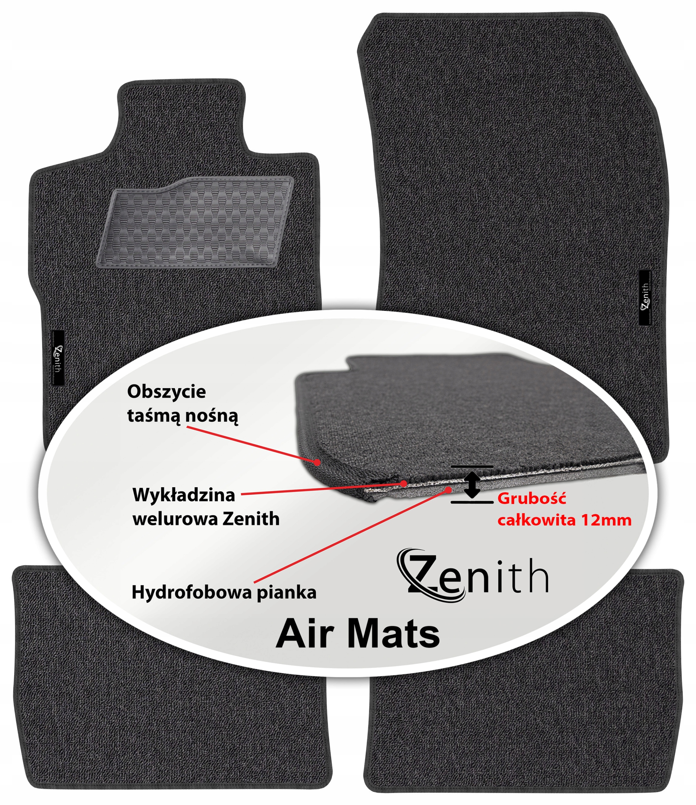 Peugeot 408 Phev od roku 2023. Velurové koberce do auta Zenith Air Mats
