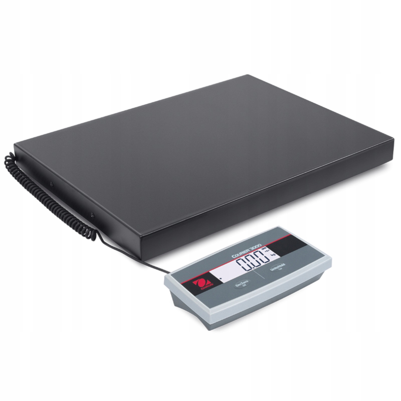 Plošinová Váha Ohaus Courier 3000 200 Kg LCD 52X40 CM Pre Balíky, Sklad
