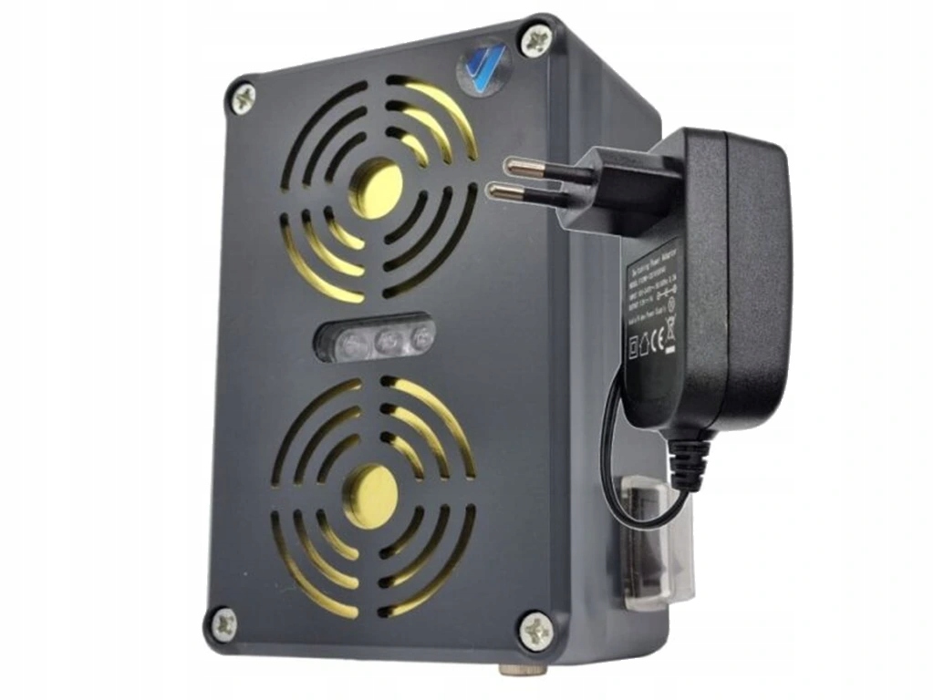 Vodotesný, ultrazvukový odpudzovač na kuny, myši a potkany Viano OD15 Led