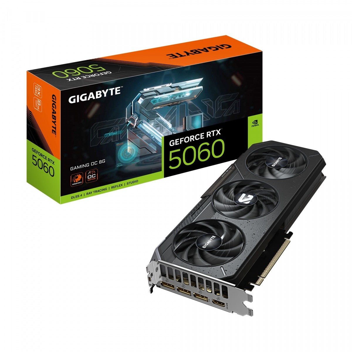 Gigabyte Grafická karta GeForce Rtx 5060 Gaming Oc 8G GDDR7 3DP/HDMI