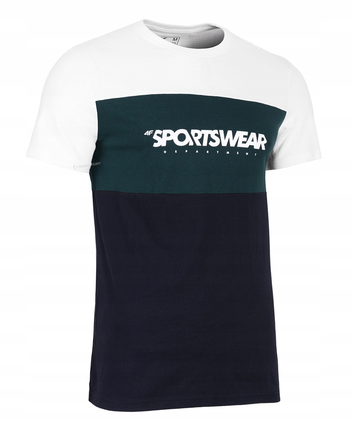 

4F Męska Koszulka T-shirt Bawełna / rozm XXL