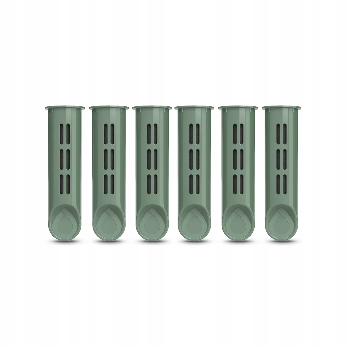 Zestaw 6 filtrów do butelki filtrującej Dafi Soft i Solid szałwiowy