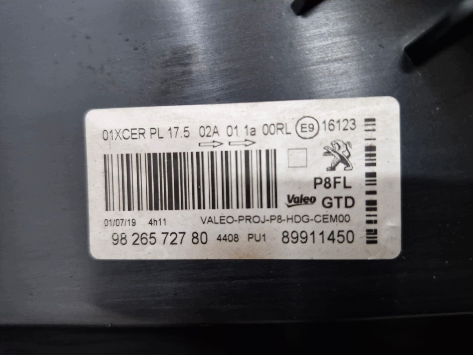 light left Peugeot 3008 5008 II FULL LED