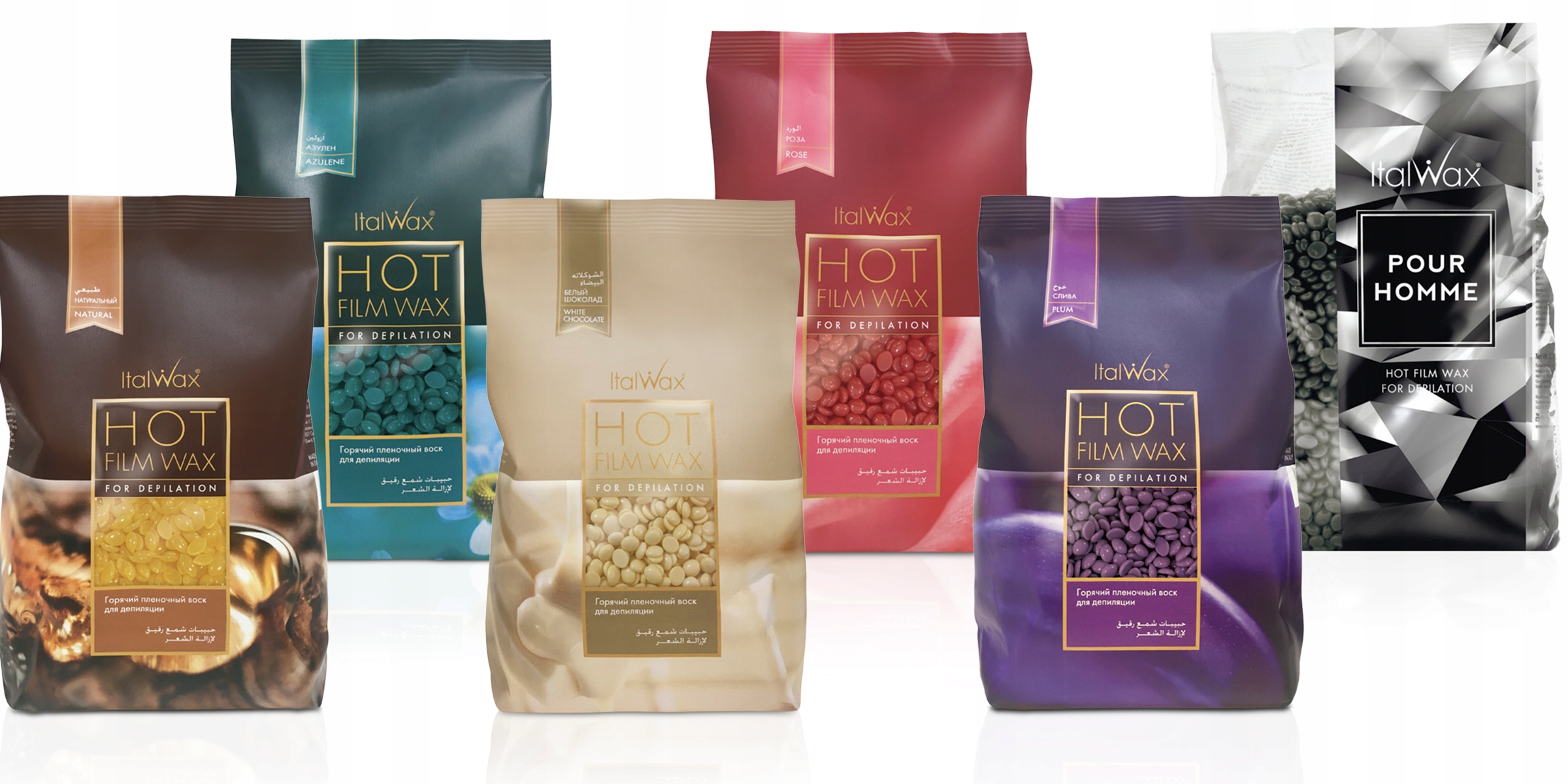 ITALWAX perełki wosk do depilacji Azulen 1KG Postać w dropsach