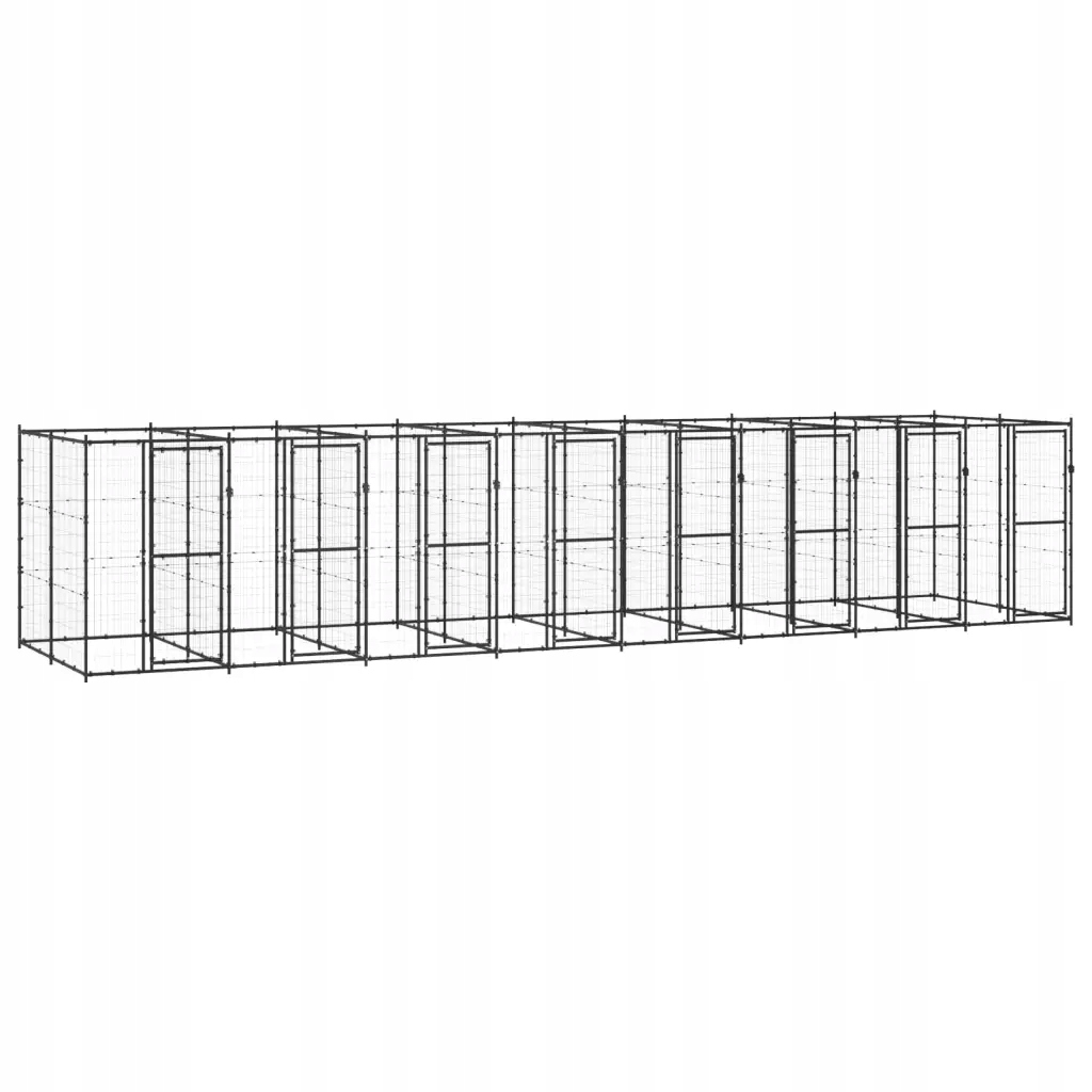 Levně VidaXL ohrádka pro psa 3082266 černá 880 x 880 cm