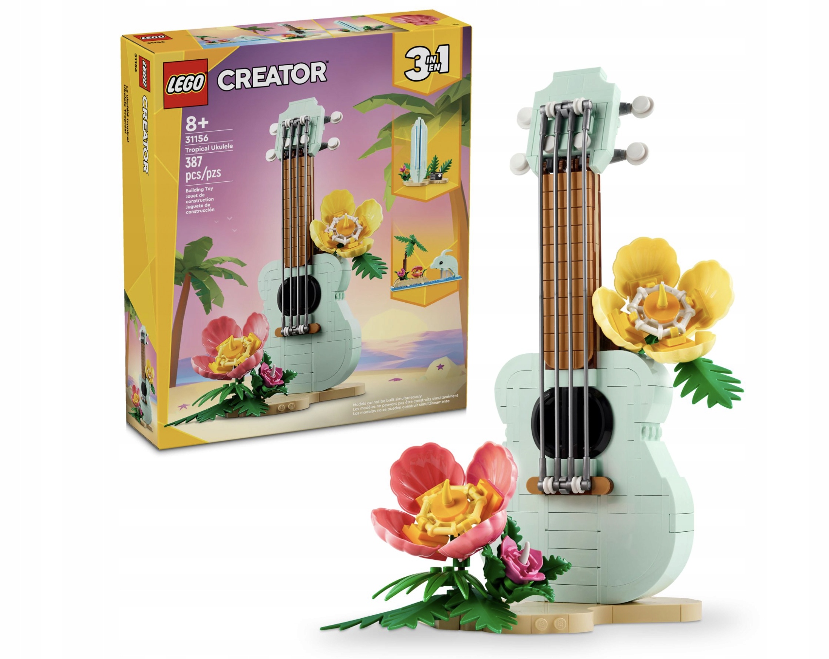 KLOCKI LEGO CREATOR 31156 TROPIKALNE UKULELE NA PREZENT DLA DZIECKA