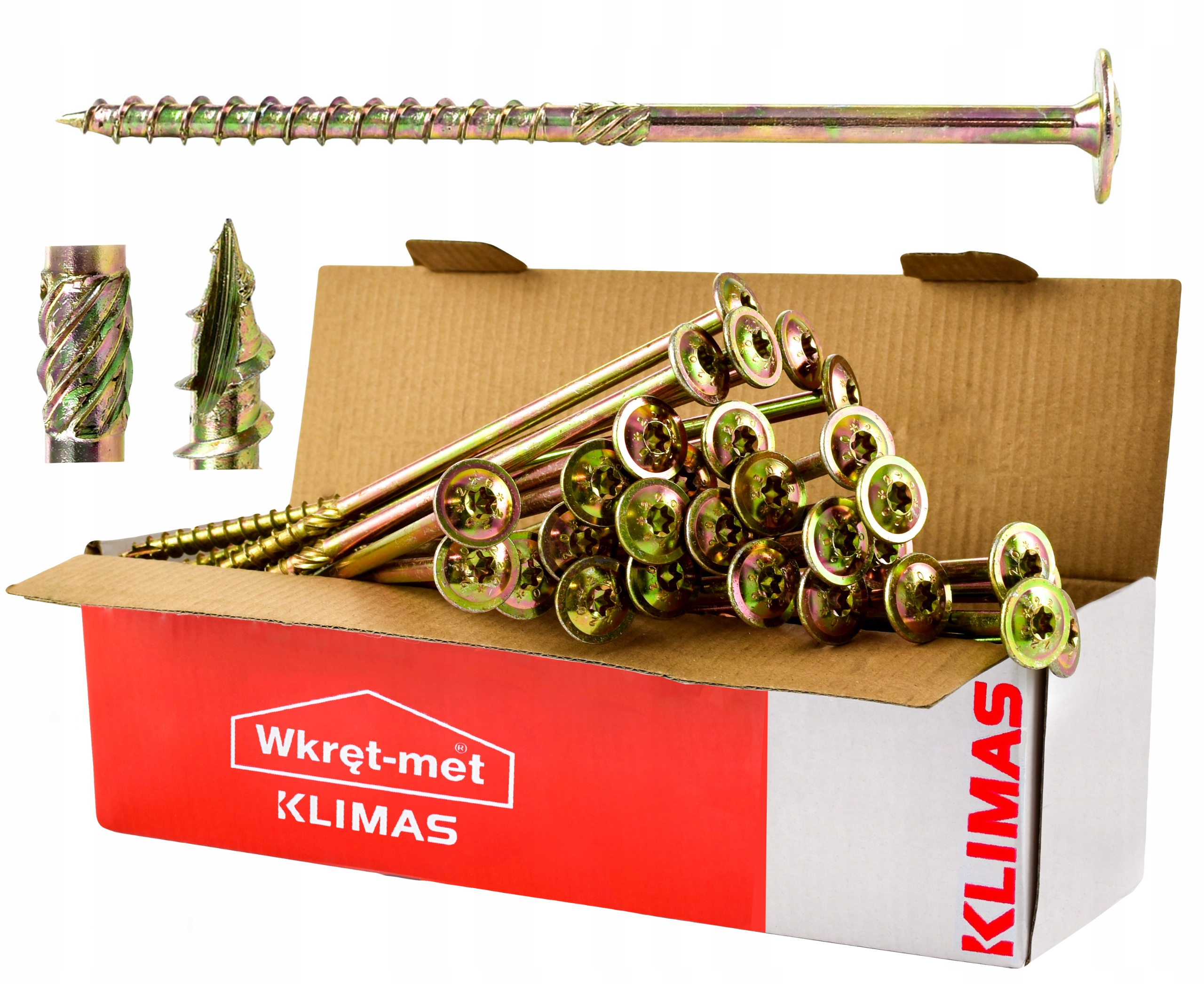 

Wkręty Ciesielskie do drewna Talerz Torx x25 8x160