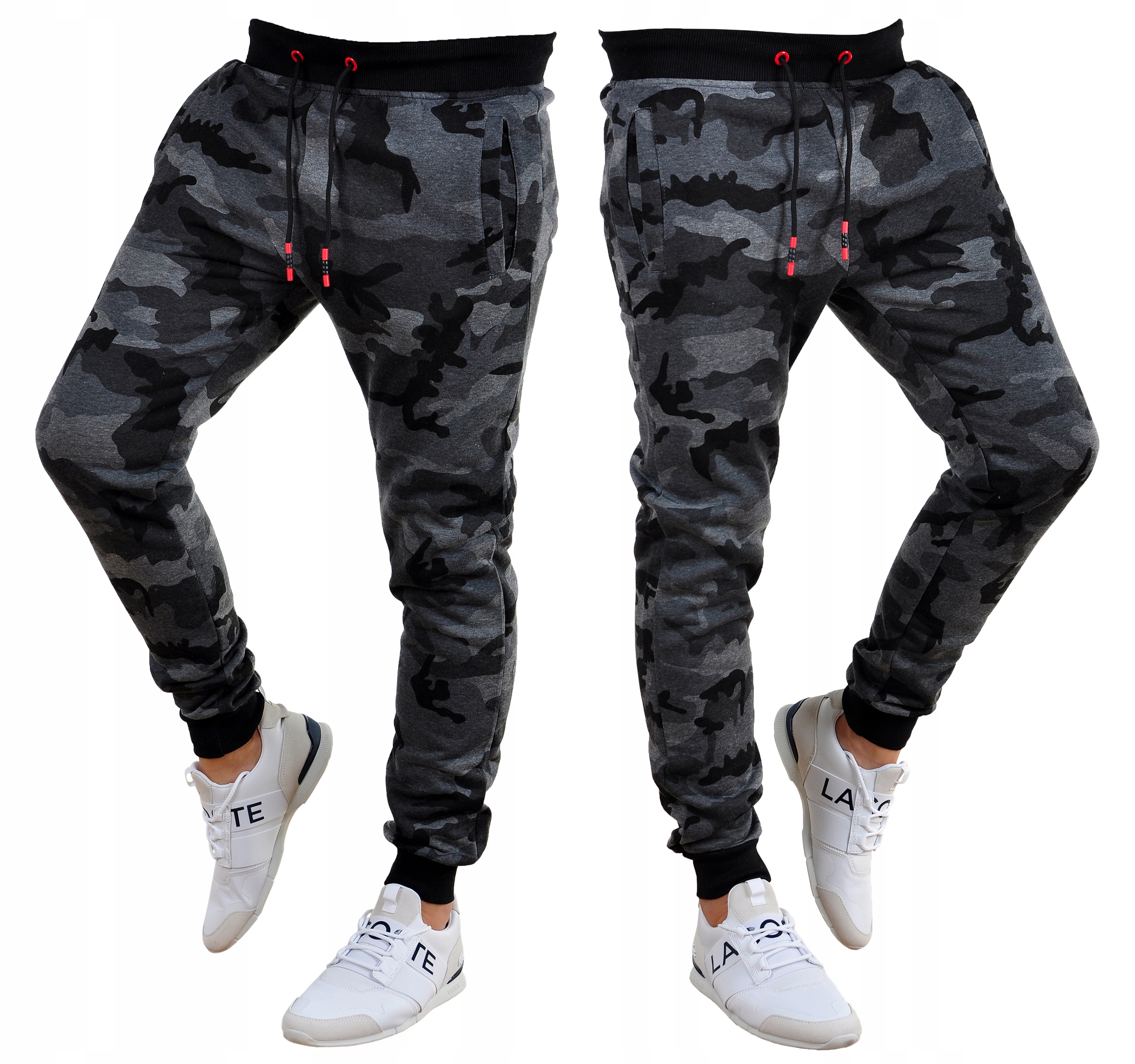 

KZ15 r. XXL Męskie Spodnie Dresowe Joggery Gładkie