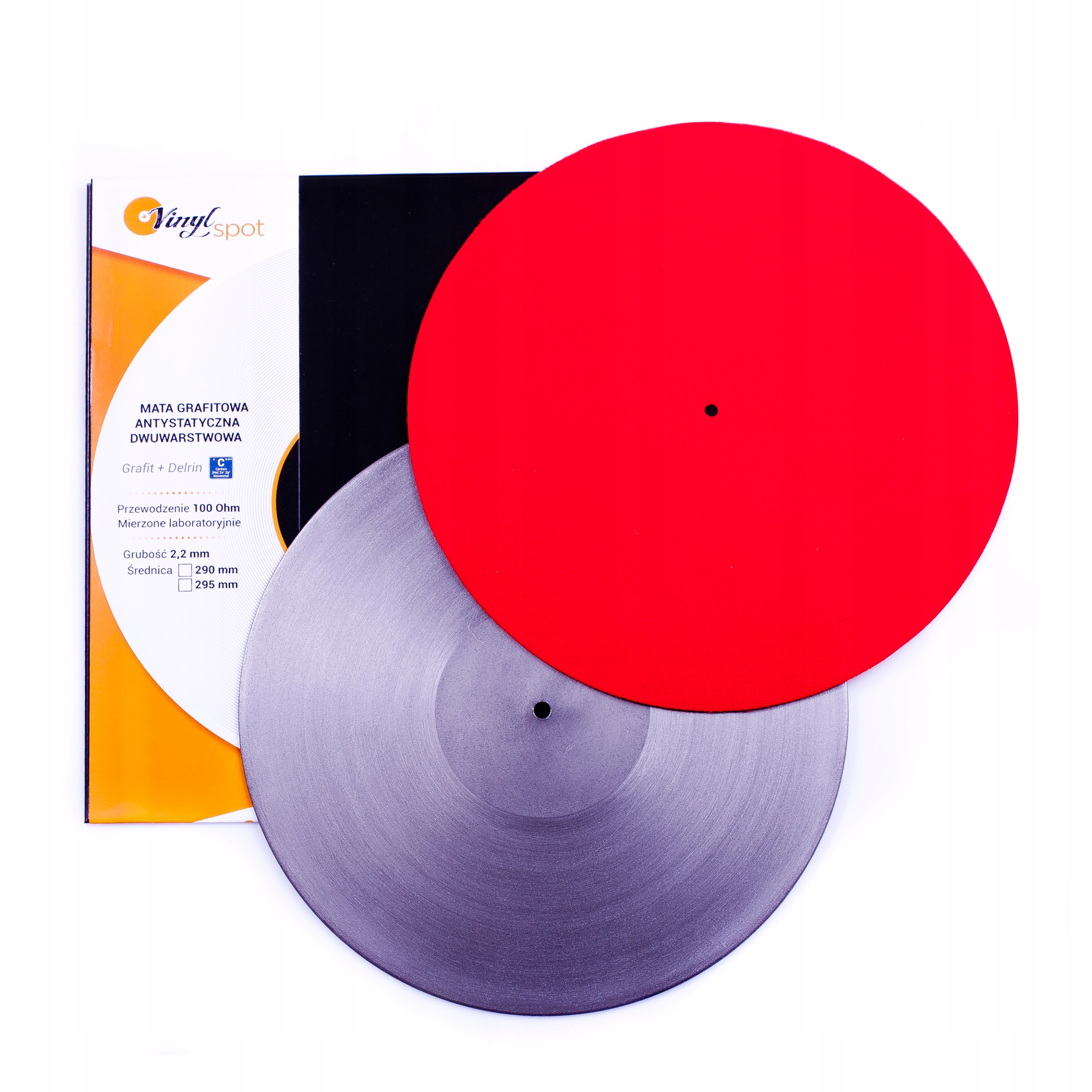 Mata do gramofonu Grafit 3,5 mm Vinylspot Premium 100% antystat