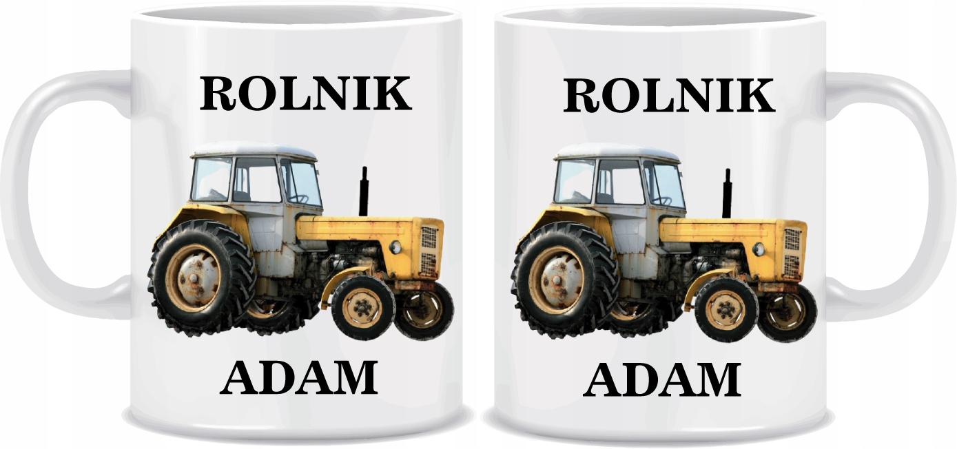 

Kubek Rolnika stary ciągnik traktor + Imię Rolnika