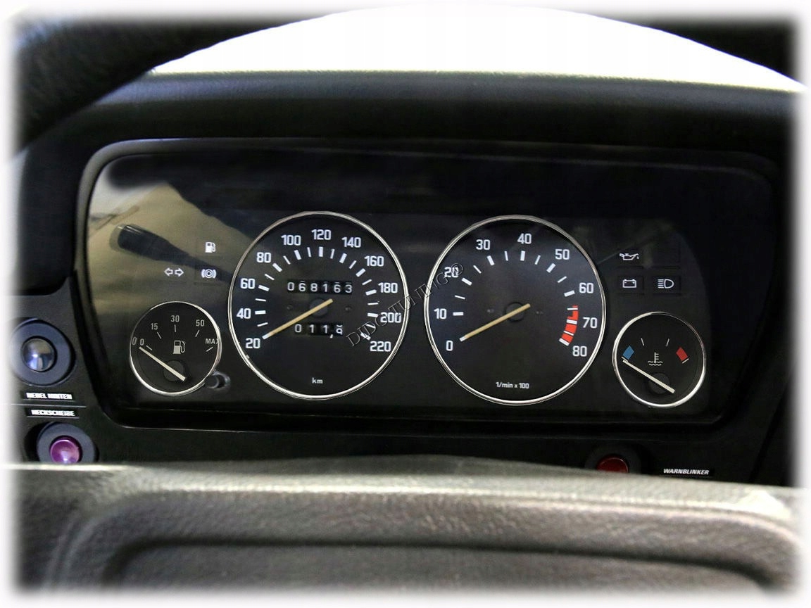 Aluminiowe Ramki na zegary Bmw e21 e30 e32 e34 e36 Producent części Inny