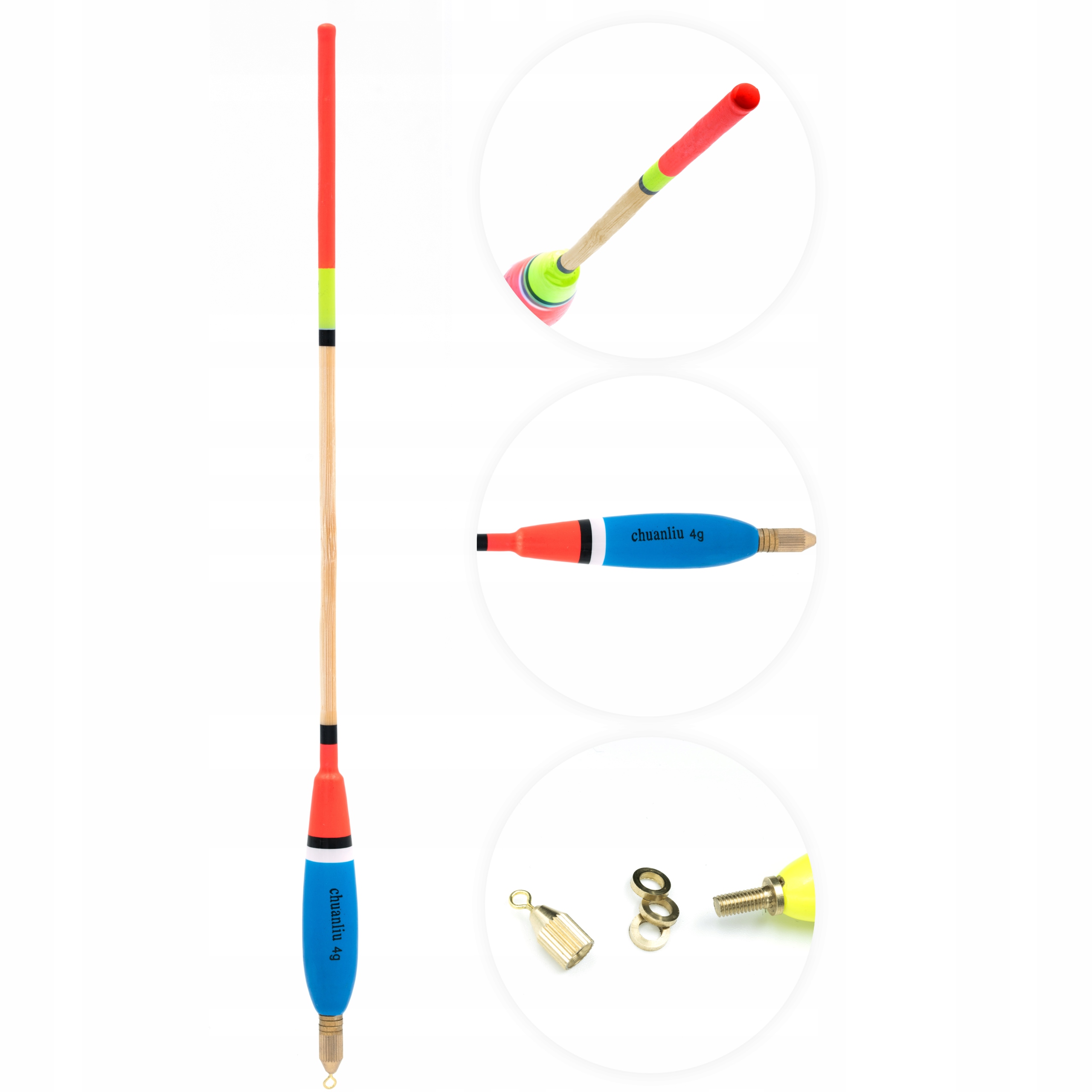 

Spławik Przelotowy Waggler Balsa 4G Niebieski,