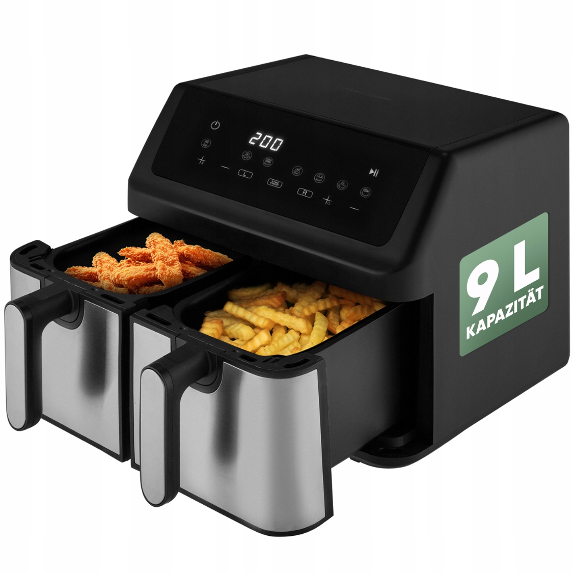 Frytkownica beztłuszczowa 9L dwukomorowa ProfiCook Pc-fr 1296 H airfryer