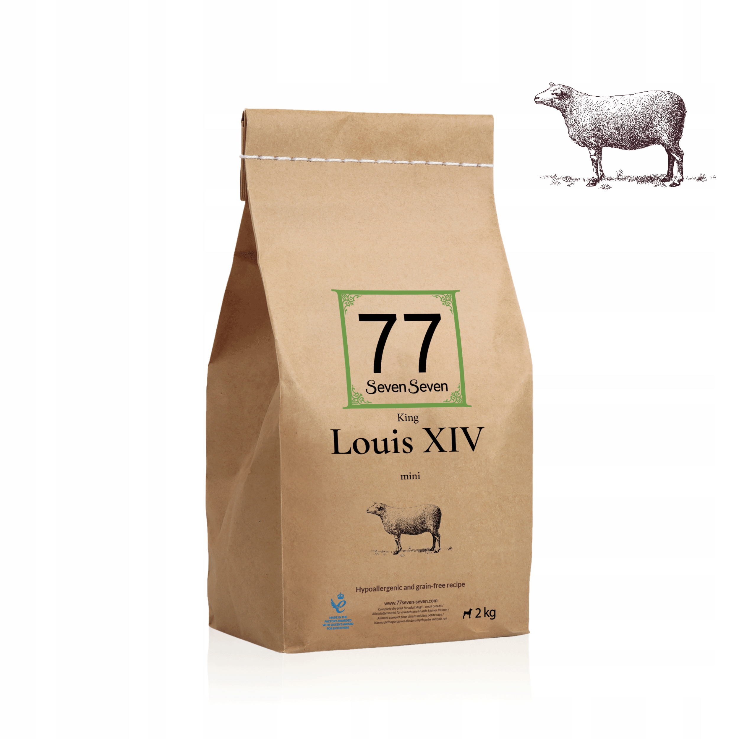 mini Louis XIV 2kg z jagnięciną 77 Petfood