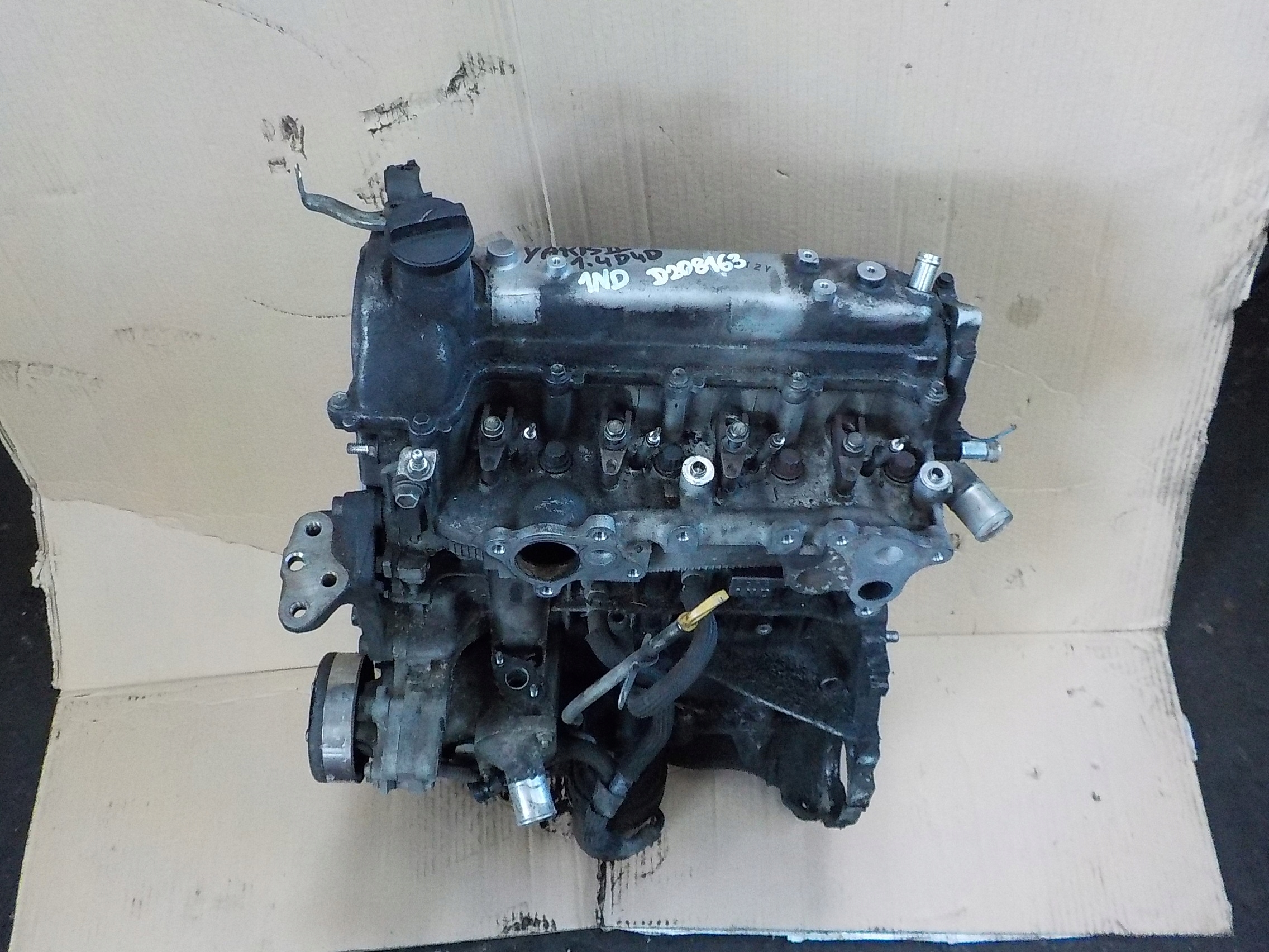 engine toyota yaris II 1,4 D4D 1ND-TV 2008r