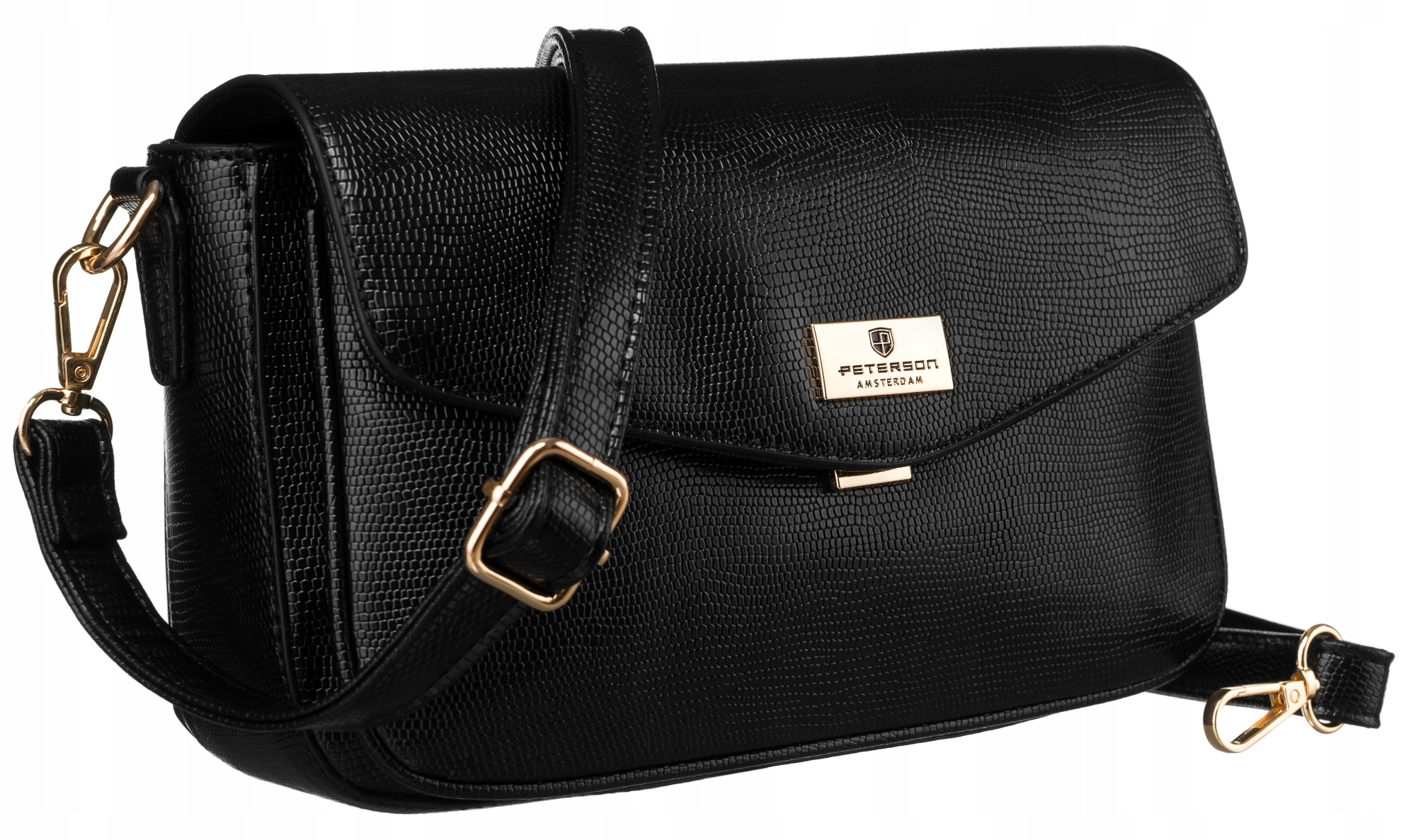 Torebka listonoszka Peterson na ramię damska z ekologicznej skóry crossbody